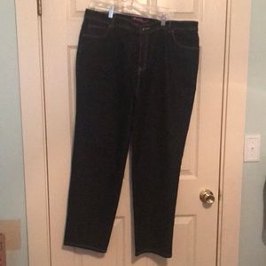 Gloria Vanderbilt dark blue jeans size 18W